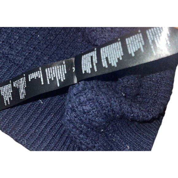 FOREVER 21 Women's Size Medium Navy Blue Sweater *READ DESCRIPTION* - Picture 11 of 12